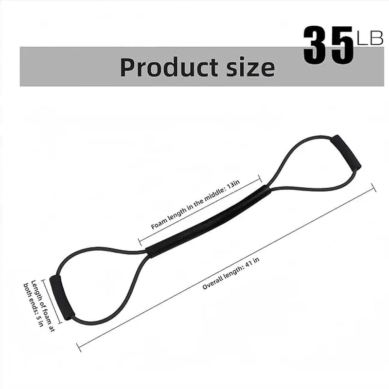 35 lbs Boxing Resistance Band - Arm Workout Equipment for Enhanced Punch Speed and Power, Elastic Exercise Bands for Women's Gym Training and Home Cardio Workouts